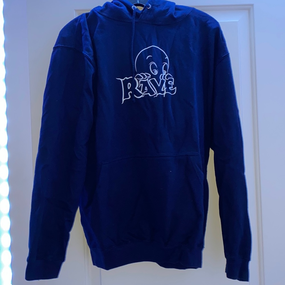 Rave Skateboards Friendly Ghost Glow Hoodie Sweatshirt